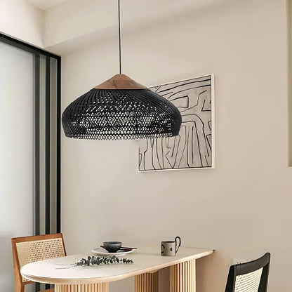 Bohemian Rattan Pendant Light
